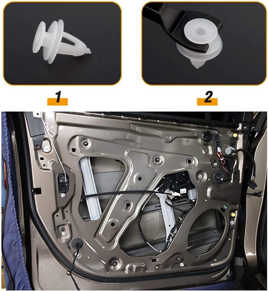 200 x Plastic auto interieur deur kaart trim paneel clips bevestiging clips voor auto deurpanelen