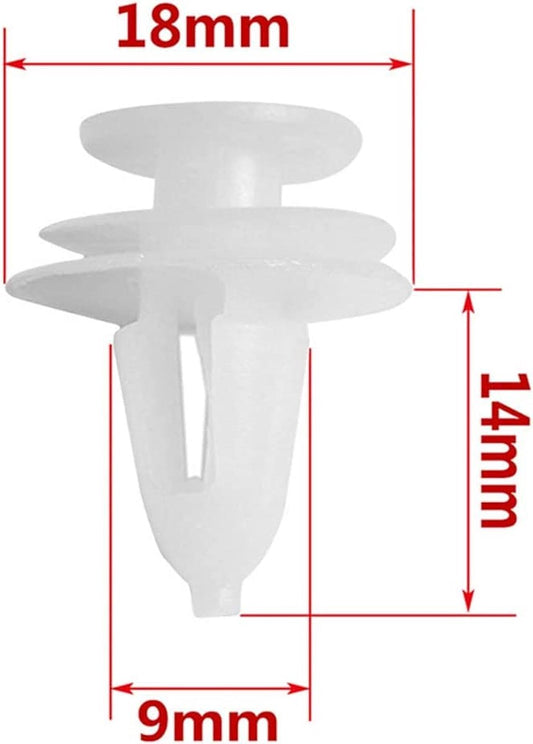 200 x Plastic auto interieur deur kaart trim paneel clips bevestiging clips voor auto deurpanelen